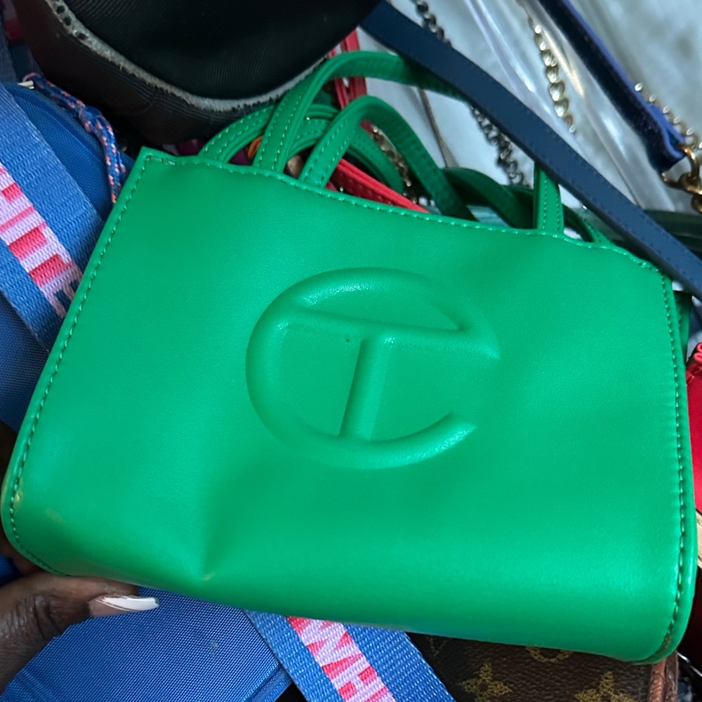 Telfar Bright Green Tote Bag